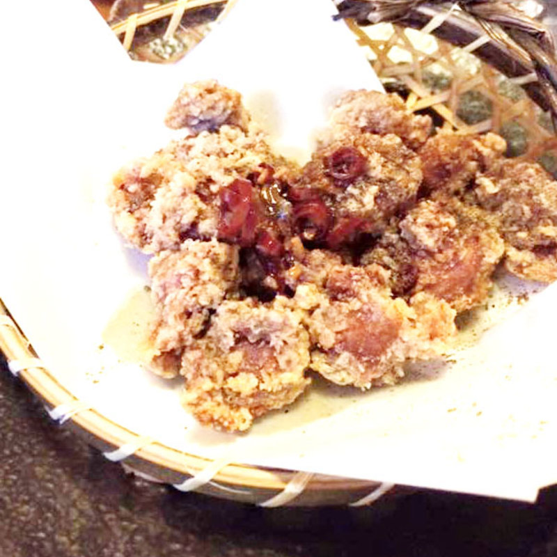 砂肝の香味揚げ(とうふ旬菜 心音)