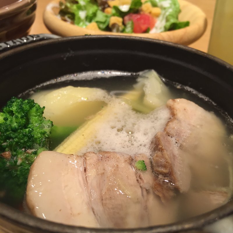 ほうじ茶ポークの香ばし京風ポトフ(COTO-COTO茶寮 新宿ミロード店)