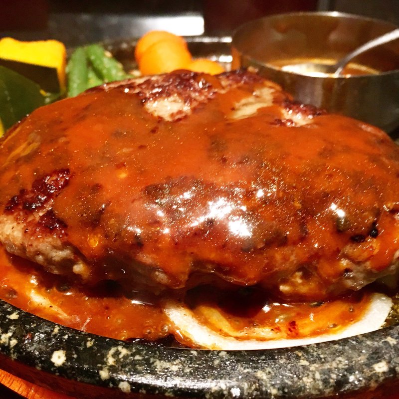 プレーンハンバーグランチ(ハンバーグ専門店THEBURG)