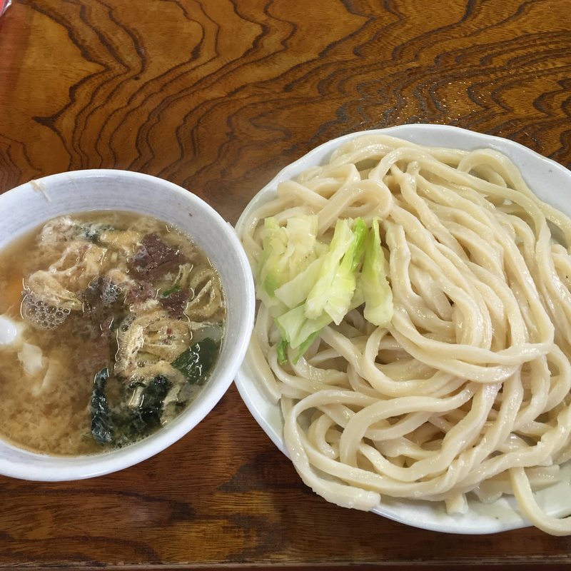 肉玉冷やしつけうどん大(渡辺うどん )