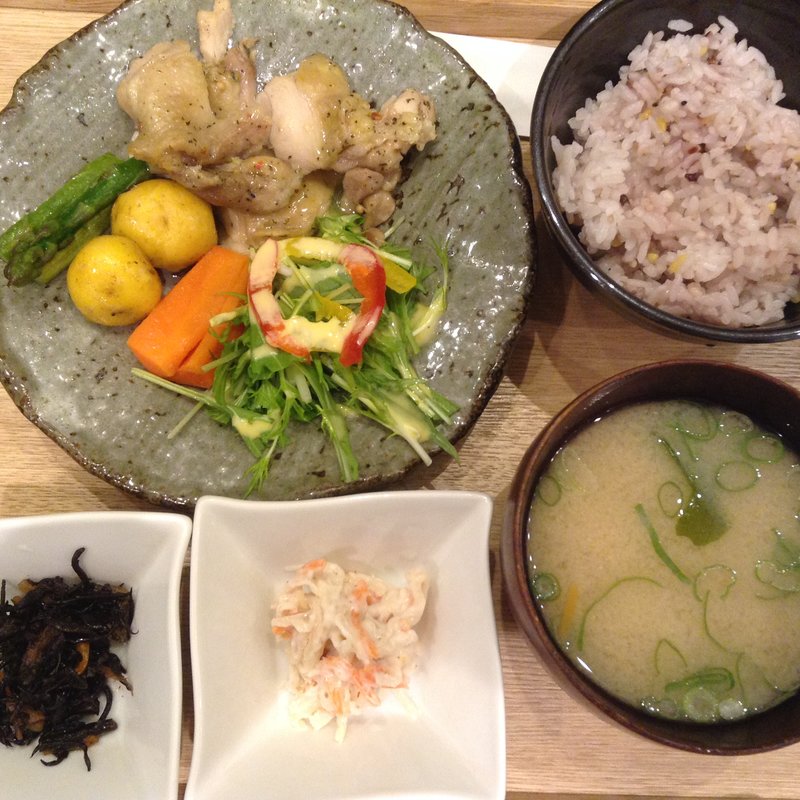 一汁三菜セット　ハーブチキン塩レモン風味(かんみこより 川西阪急店 )