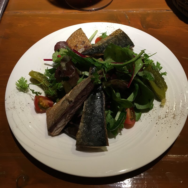鯖の薫製　サラダ仕立て(近藤亭 きっしゅや)