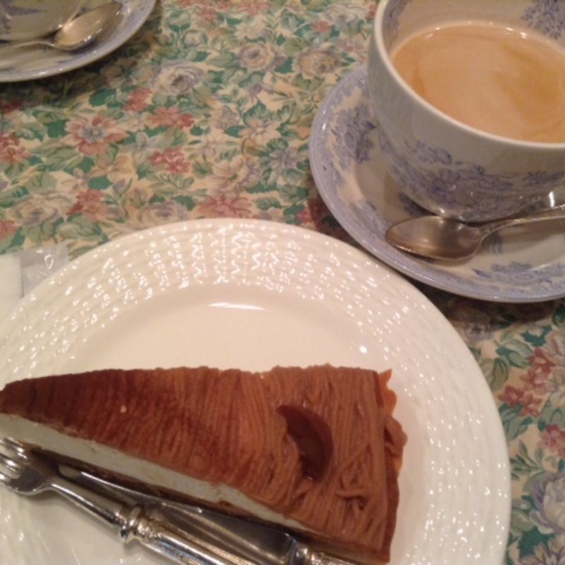 ケーキセット（モンブラン）(サラ)