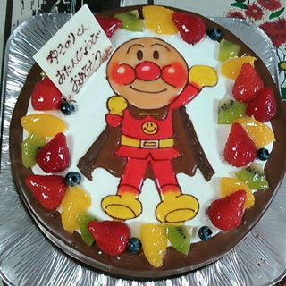 キャラクター誕生日ケーキ(アンパンマン仕様)(ケンテル)