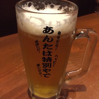 生ビール 中(遊食彩宴居酒屋 Jambo家 （ジャンボヤ）)