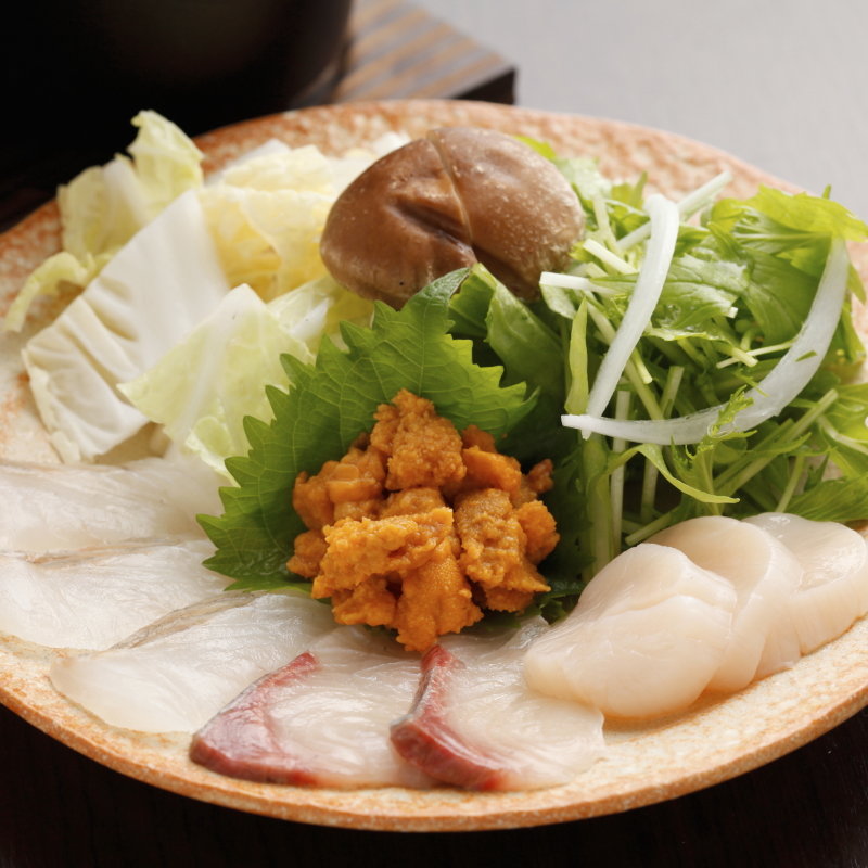 鰤のうにしゃぶ(懐石割烹 輝 (きらり))