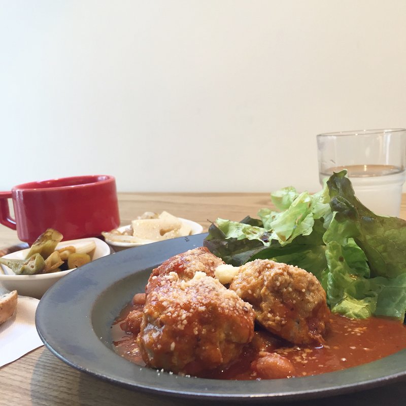 肉団子の主菜ランチ(cafe634)