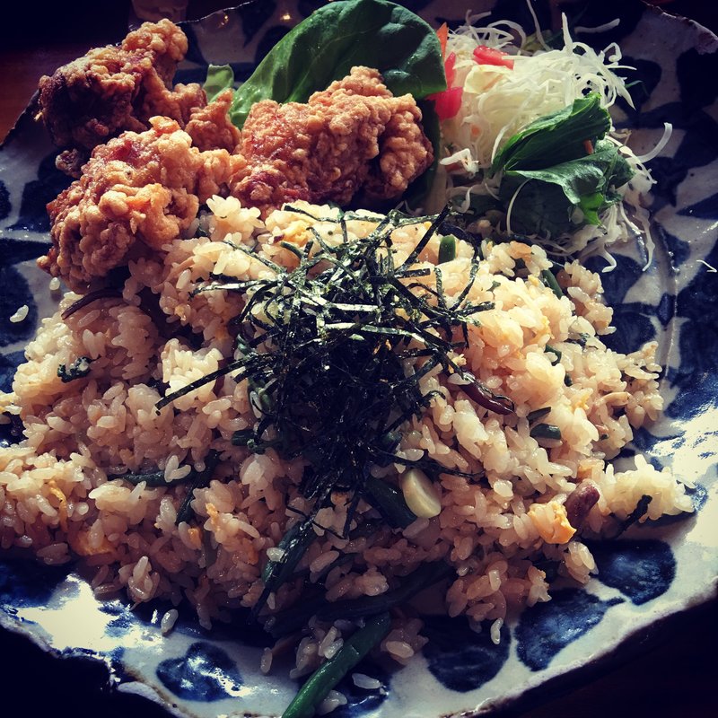 木木セット(山菜ピラフ＋からあげ)(レストラン 木木)