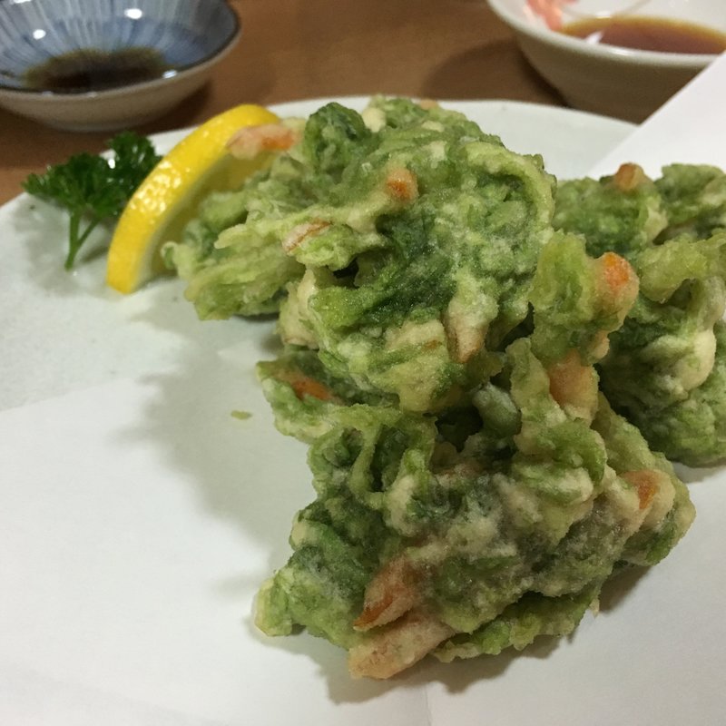 あーさ かき揚げ(ぽうちゃたつや)