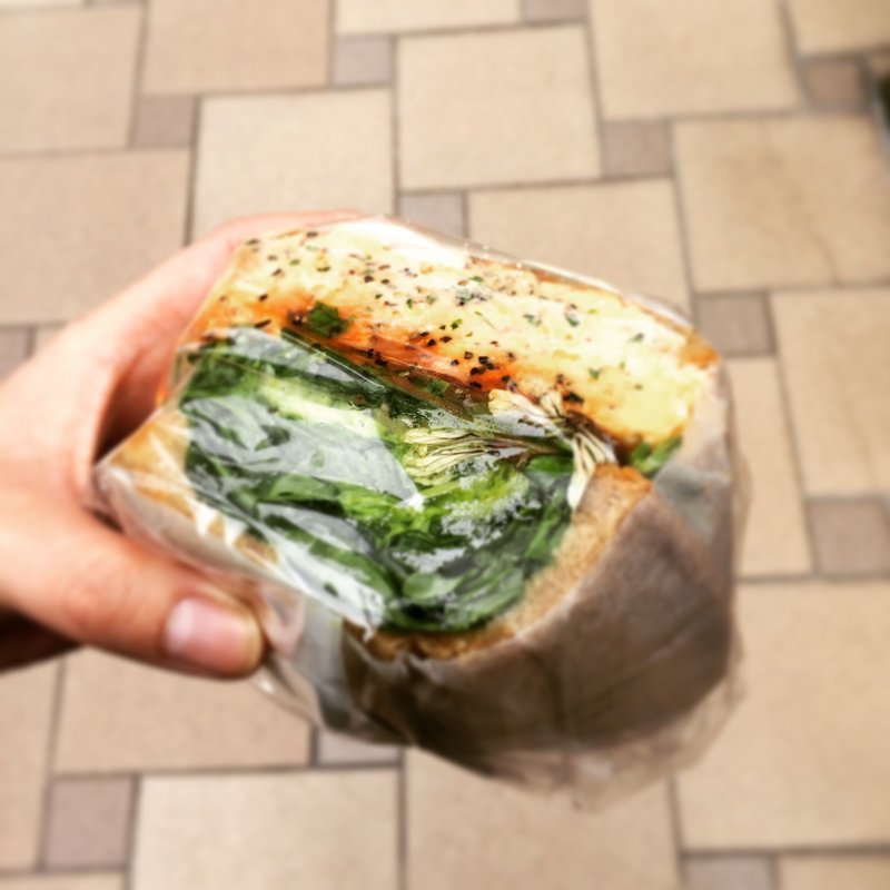 スクランブルエッグサンド(POTASTA 代々木上原本店)