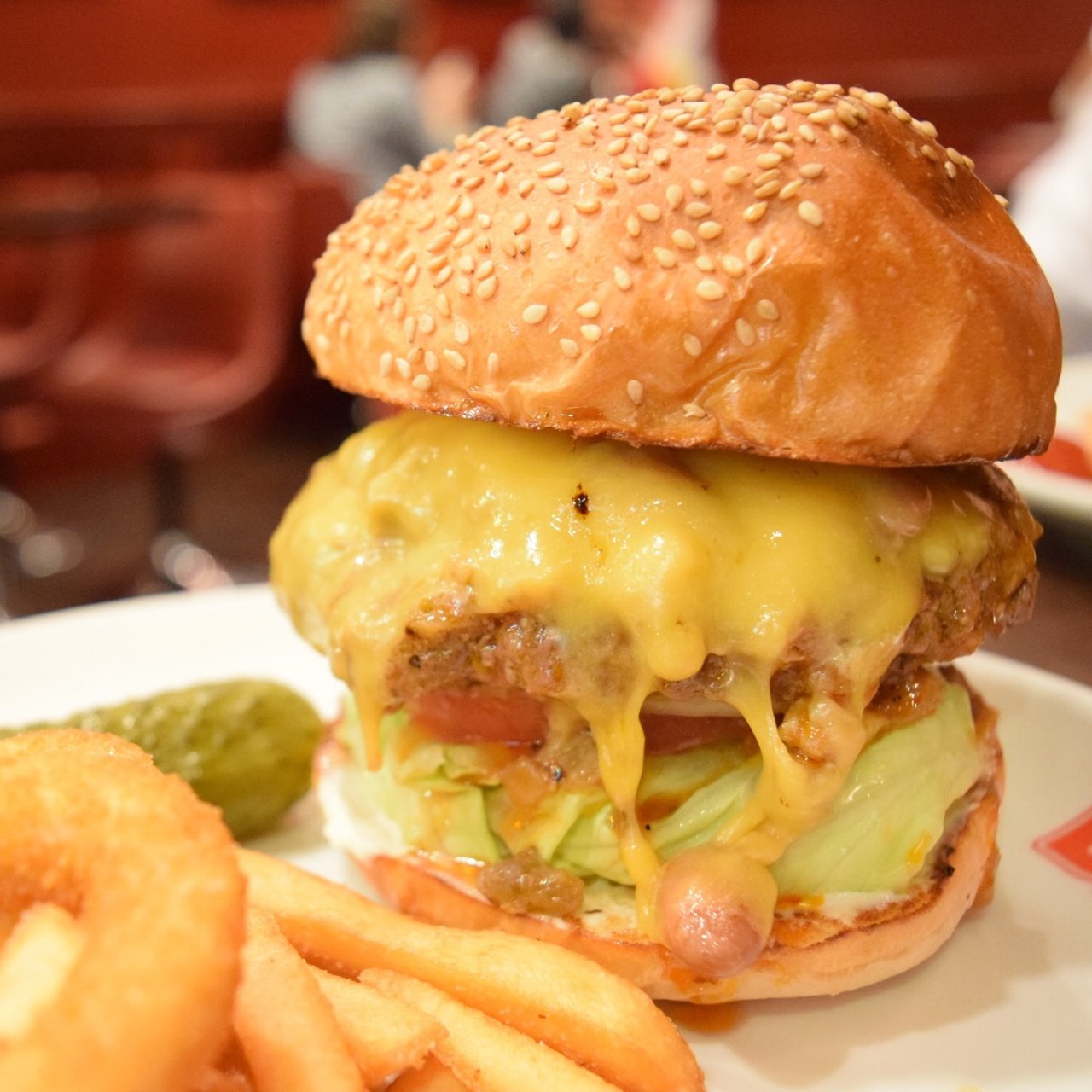 チリビーンズ チーズ バーガー(ブラザーズ 人形町本店 （BROZERS'）)の
