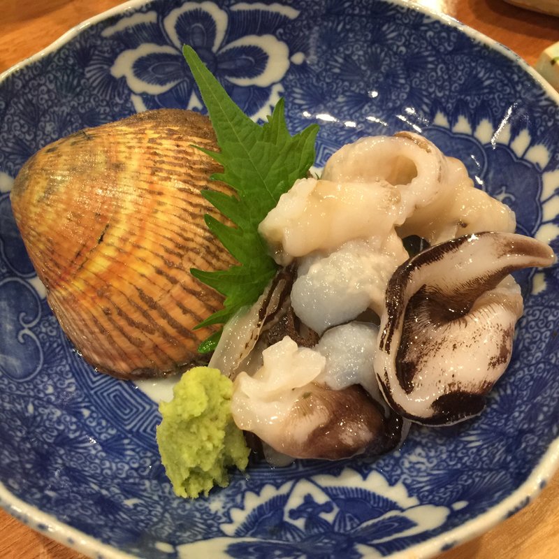 とり貝刺し(あこや )