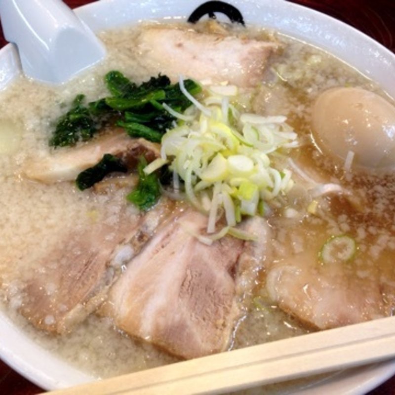 白の肉そば