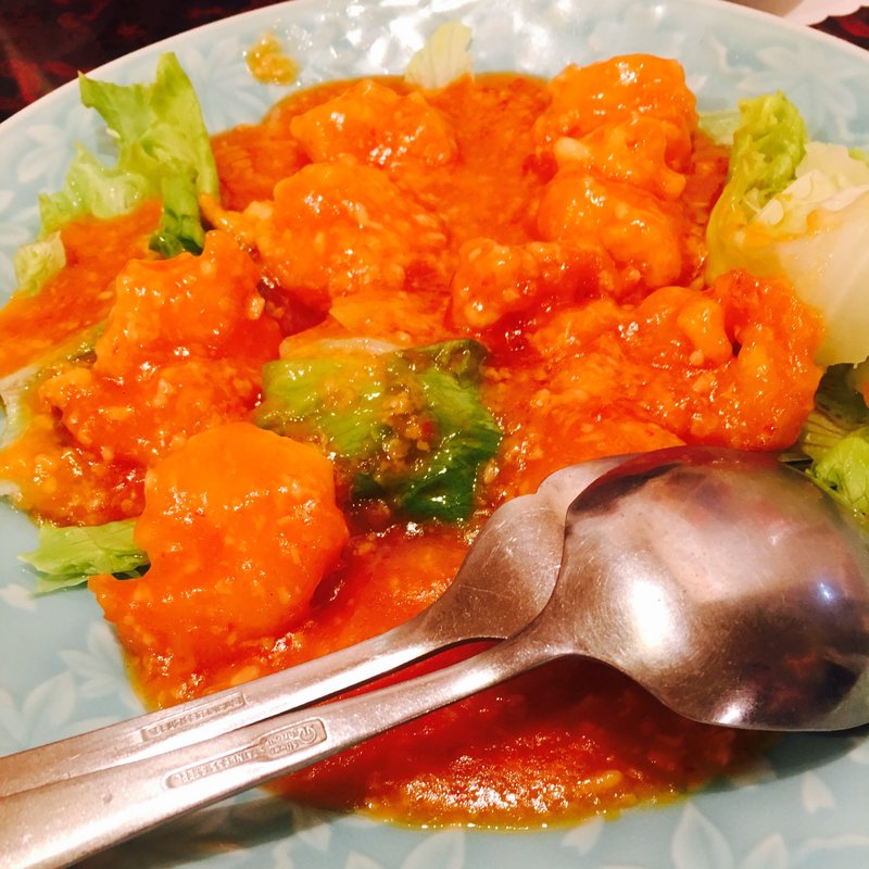 エビのチリソース(歓歓 （ほあんほあん）)