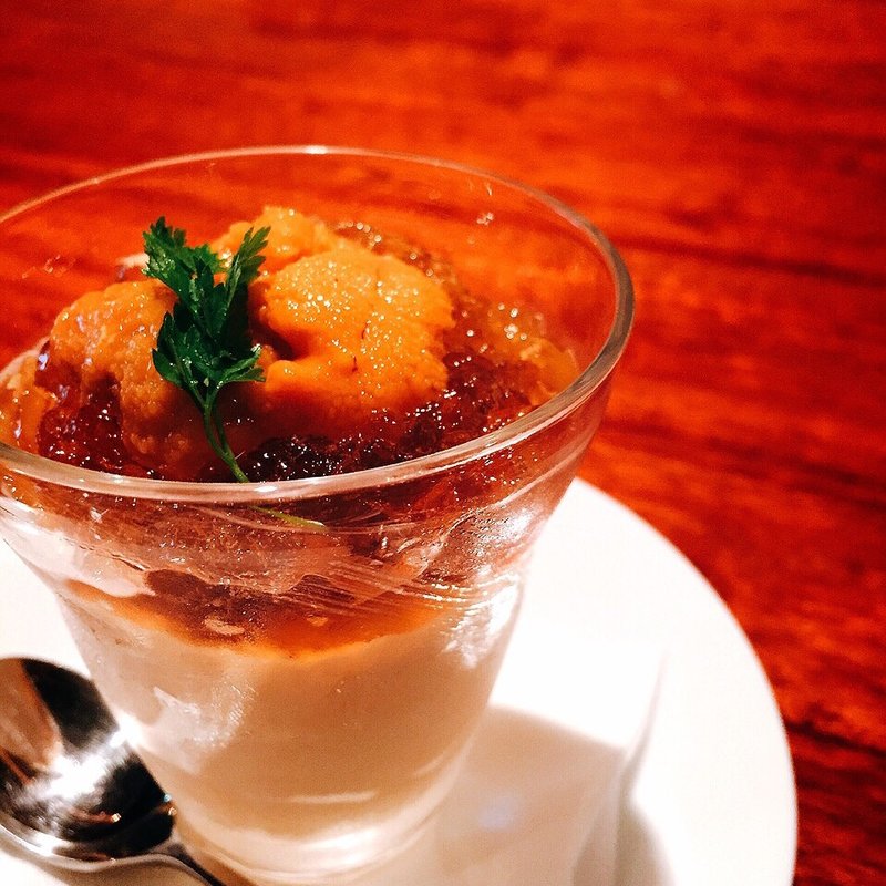 雲丹のムース 生雲丹添え(Jitan （ジタン）)