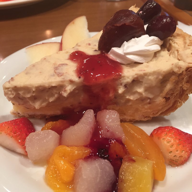 渋皮マロンのカスタードパイ(ブタのシッポ)