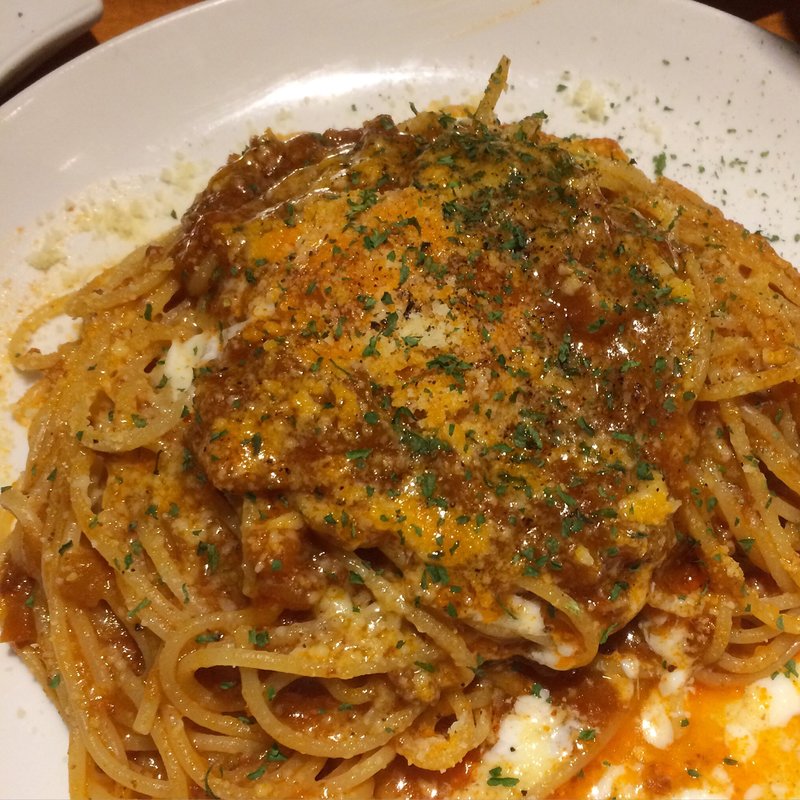 ラグーボロネーゼのパスタ(イタめし酒場 Viva)