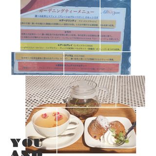 選べる紅茶とマフィン(プレーンorブルーベリー)のセット(展望台カフェ)