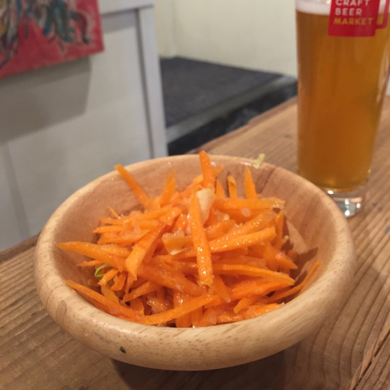 人参シリシリサラダ(クラフトビアマーケット アトレ吉祥寺店)