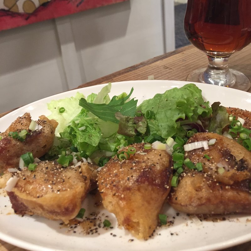 鮪のビール衣揚げ黒胡椒まみれ(クラフトビアマーケット アトレ吉祥寺店)