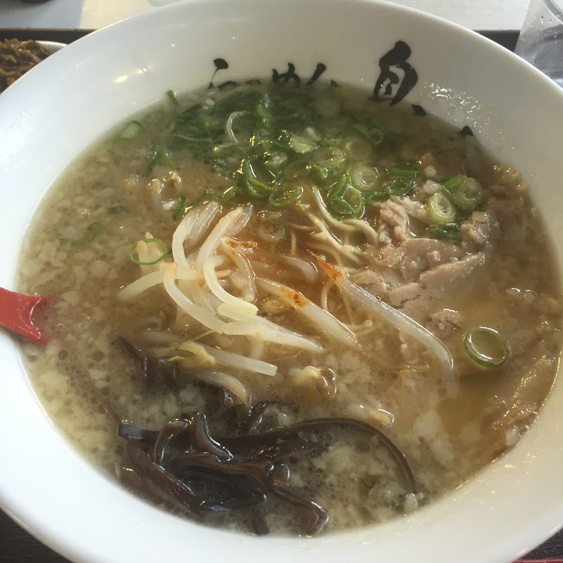 こくとんこつ(龍の家 らーめん息吹 イオンモール大牟田フードコート)