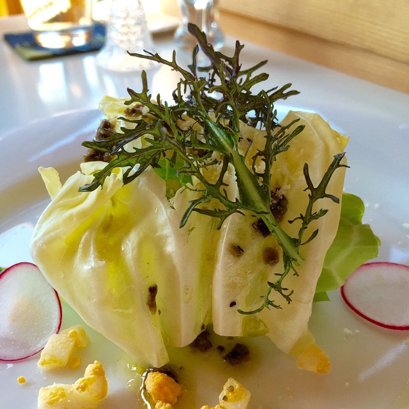 春キャベツとオリーブのミモザ風(ビブラビブレ )