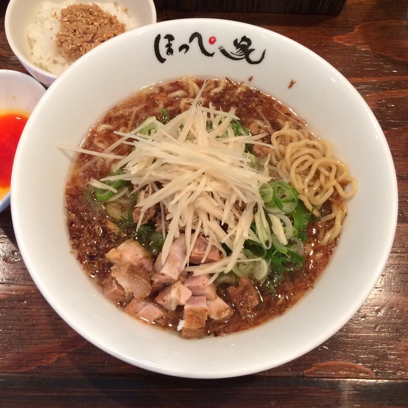 ねぎと新しょうがの豚そば（限定メニュー）(らーめん ほっぺ家 )