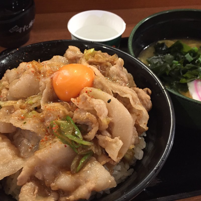 スタート丼ラーメンセット(伝説のすた丼屋 談合坂SA(下り線)店 )