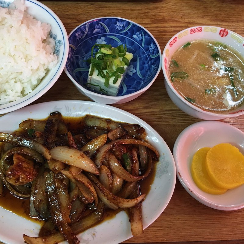 ホルモン炒め定食(かずさん )