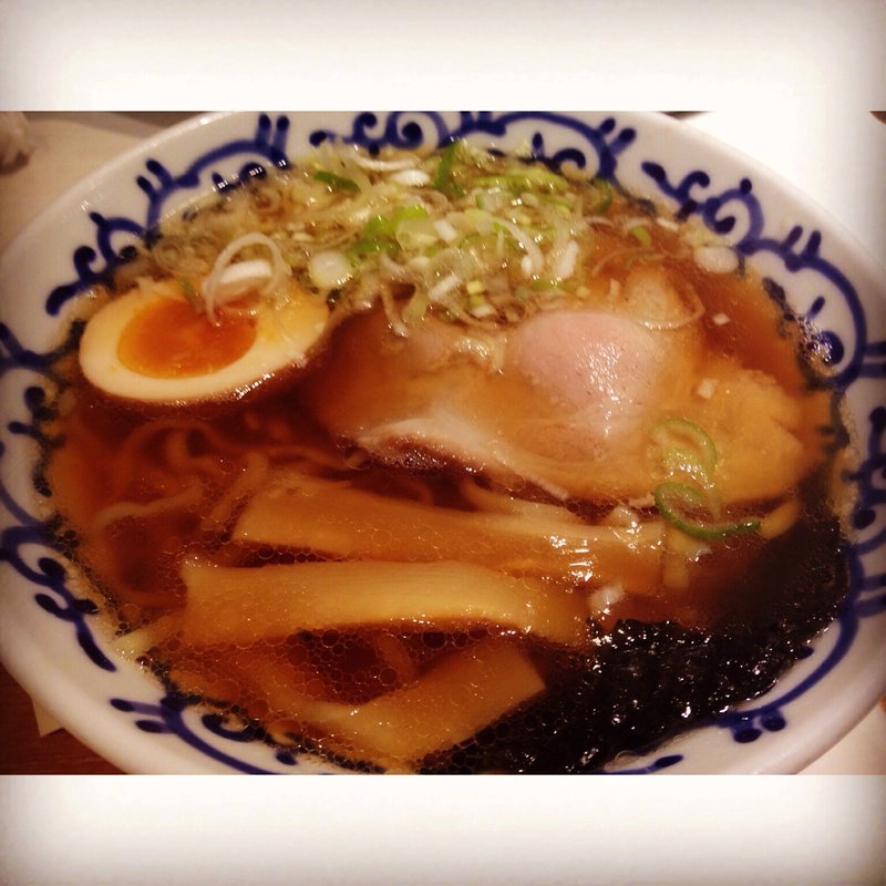 支那そば大盛り(月や 博多駅デイトス店)