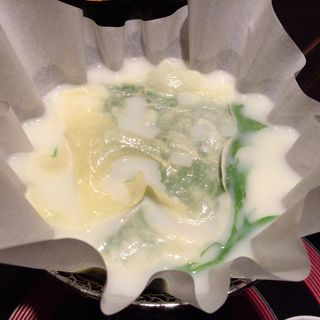ランチコースの豆乳鍋(明日香・本店)