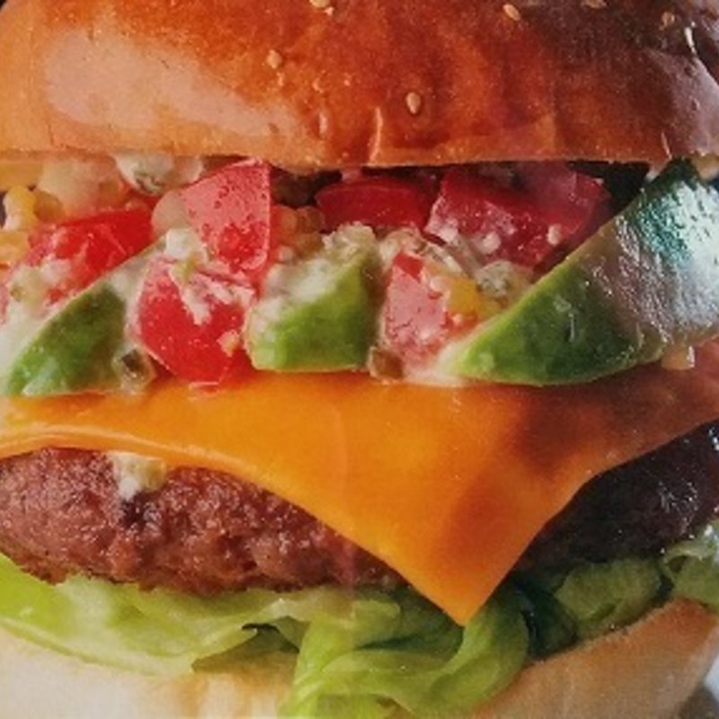 アボカドチーズバーガーランチ