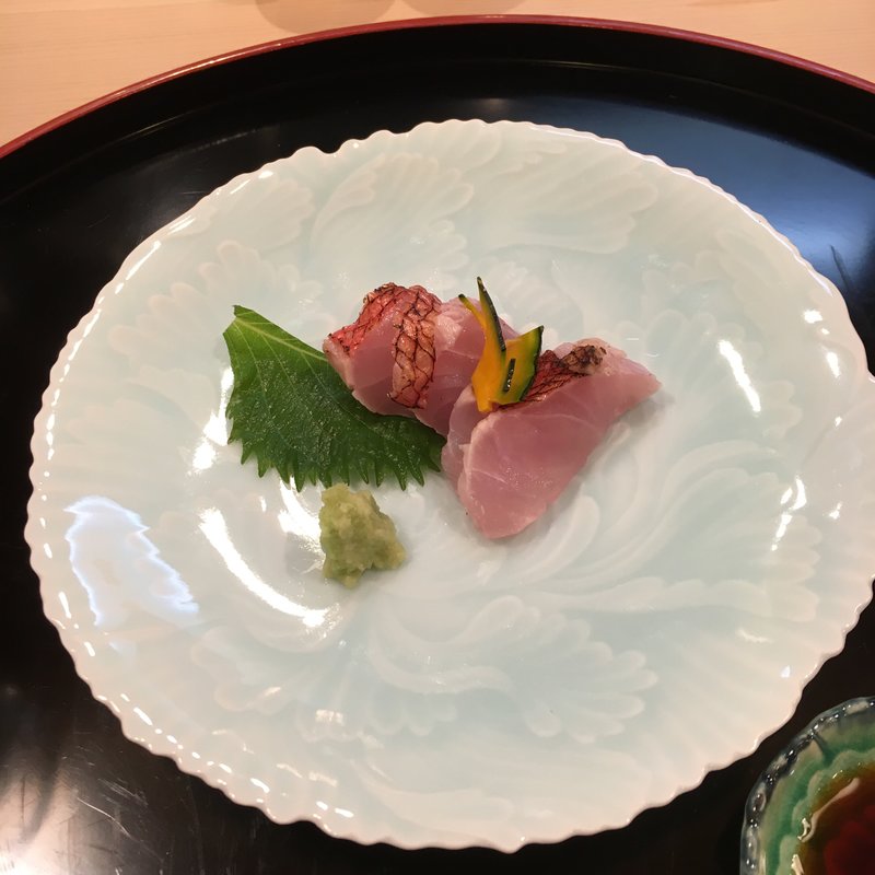 金目鯛のお造り(山中湖 菜庭料理 尚起)