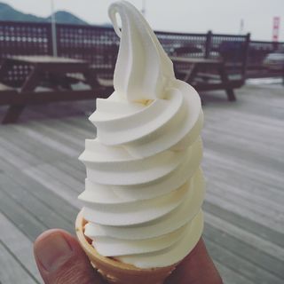 バニラソフトクリーム(八百屋caffe ヤサイクル逗子海岸)
