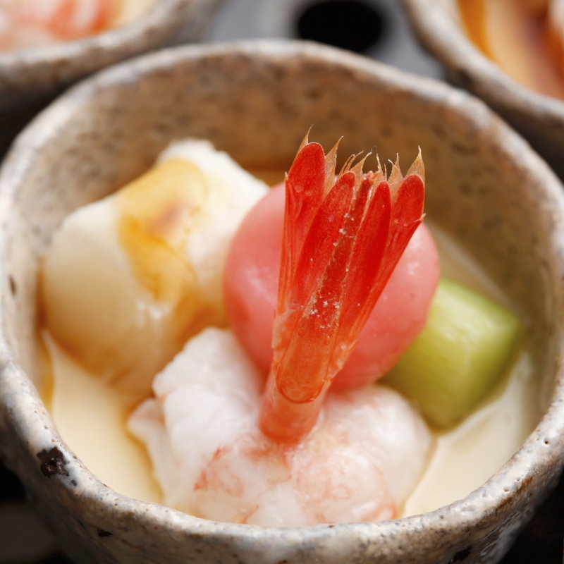 海老の茶碗蒸し(割烹　たくみ )