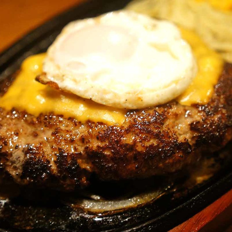 ハンバーグ（450g）（スープ・ライス付）(モンスターグリル )