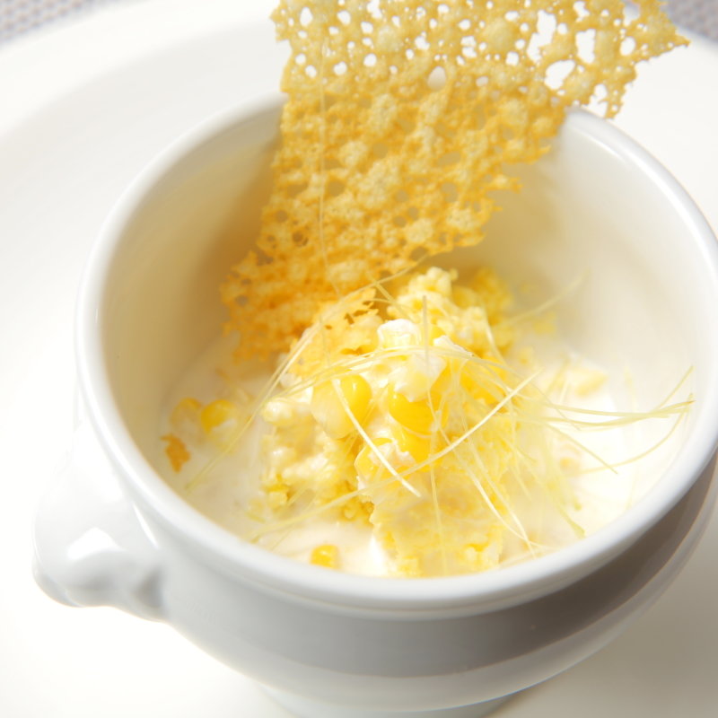 トウモロコシのすりおろし(レストラン ツキダテ （RESTAURANT TSUKIDATE）)