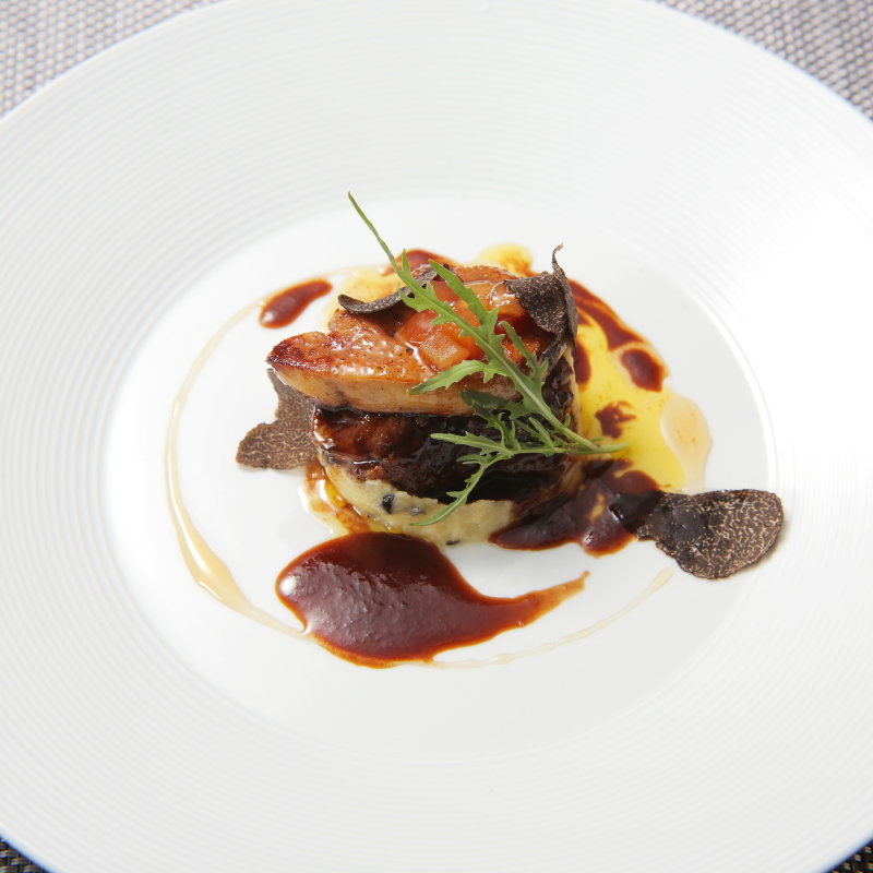 和牛とフォアグラのロッシーニ(レストラン ツキダテ （RESTAURANT TSUKIDATE）)