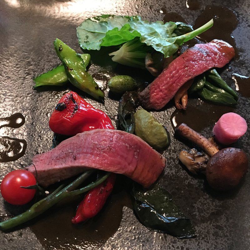 ある日のメニュー例(ドメイヌ・ドゥ・ミクニ )