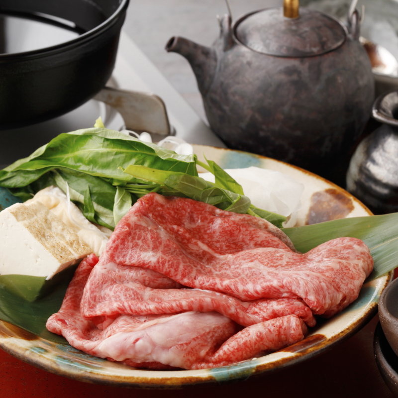 和牛のすき焼き(えびす あふそや)