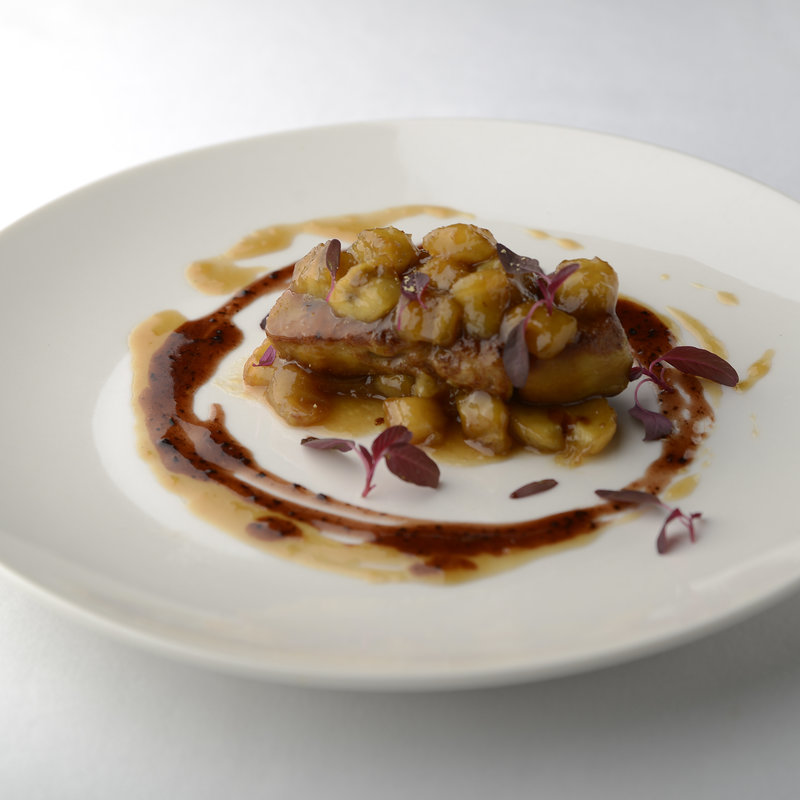 フォアグラのソテー　リンゴのソース(マラケッシュ)
