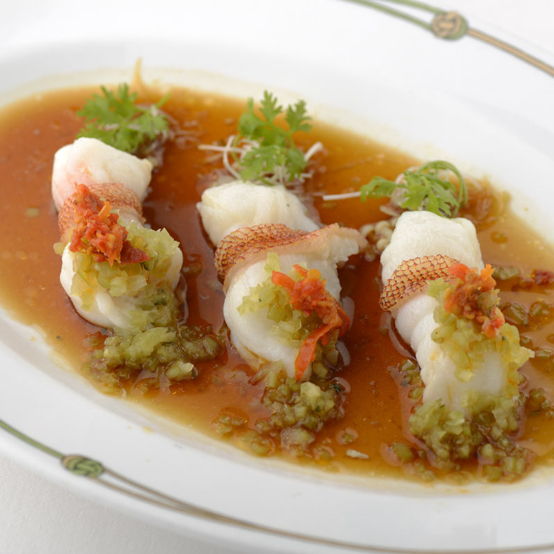 真鯛のあんかけ(中国飯店 市ヶ谷店)