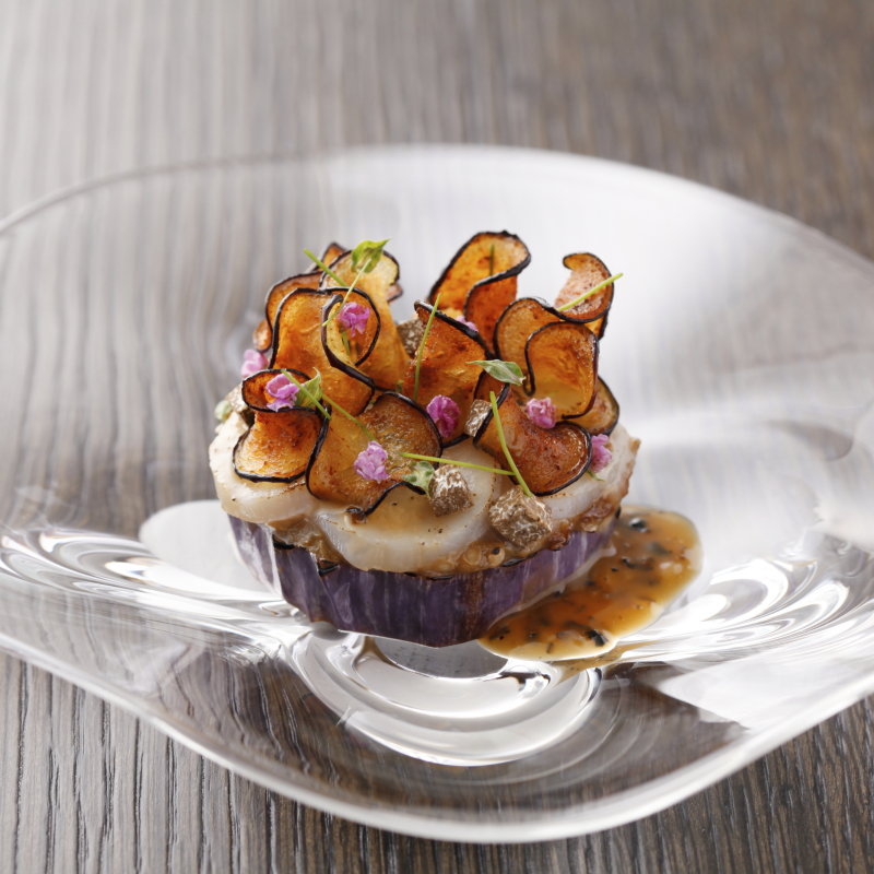 ホタテのグリル　トリュフ添え(ケンゾー エステイト ワイナリー 六本木ヒルズ店)