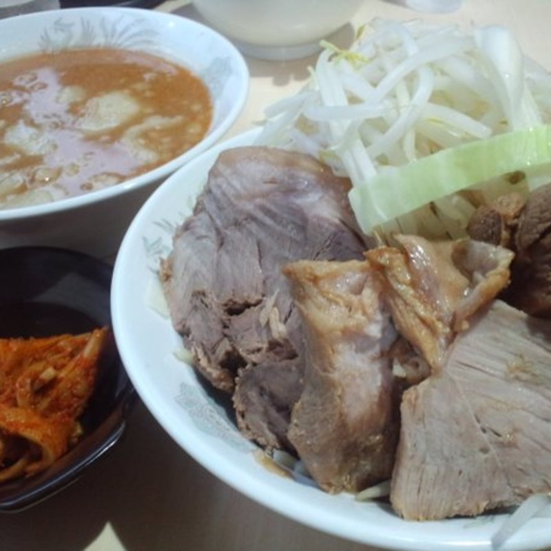 火の頂つけ麺 大盛(蒙麺 火の豚)