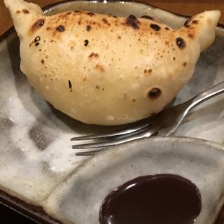 アイスクリームの焼き餃子(鶏餃子専門店 赤坂よ志多)