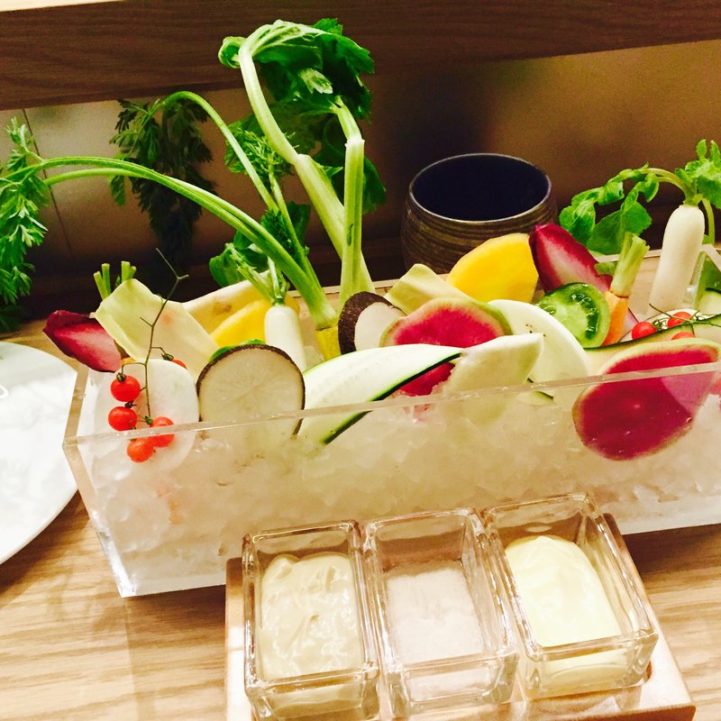 日替わり産直野菜のバーニャカウダ(CHECK ROOM SERVICE （チェックルームサービス）)