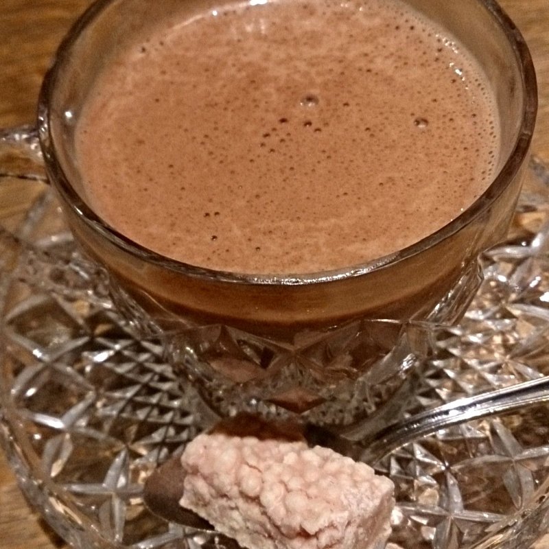 ホットチョコレート(アメリカン・ヘーゼルナッツ)(マリベル 京都本店 （MarieBelle）)