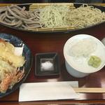 天ぷら三色蕎麦(九段一茶庵 本店 （くだんいっさあん）)