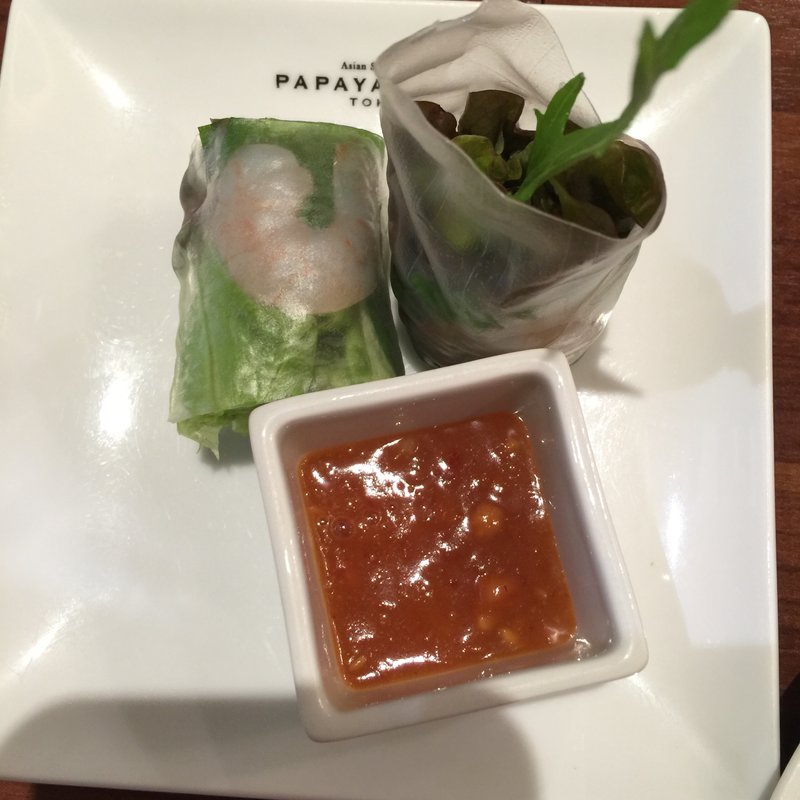 生春巻き(パパイヤリーフ東京 渋谷ヒカリエ店)