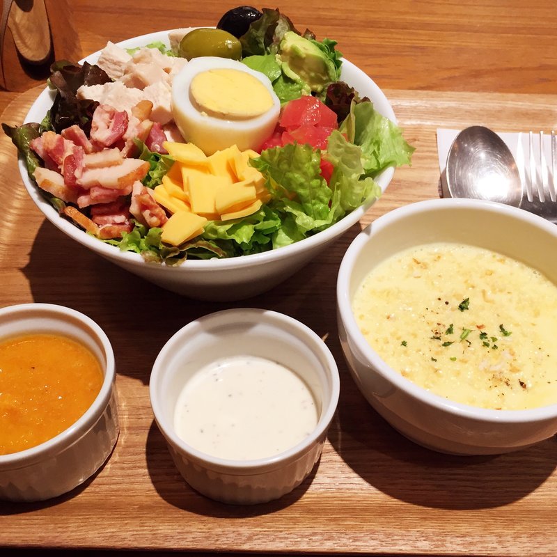 コブサラダスープセット(ａｓｐｅｒａ)